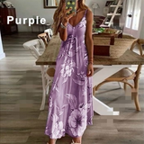 Women Spaghetti Strap Dress Summer Fashion Floral  Boho Womens Dresses - Tania's Online Closet, LLC