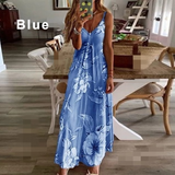 Women Spaghetti Strap Dress Summer Fashion Floral  Boho Womens Dresses - Tania's Online Closet, LLC