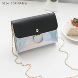 Women Transparent Bucket Bag Clear PVC Jelly Small Shoulder Bag - Tania's Online Closet, LLC