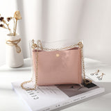 Women Transparent Bucket Bag Clear PVC Jelly Small Shoulder Bag - Tania's Online Closet, LLC