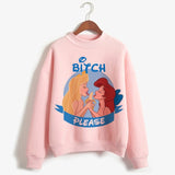 Women Vogue Princess Hoodie Dark Princess Sweatshirt - Tania's Online Closet, LLC