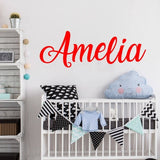 Name Wall Decal, Personalized  Wall Sticker, Boys  Girls  Decal, Nursery Decor, Vinyl Wall Decal - Tania's Online Closet, LLC