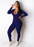 autumn two piece set women long sleeve hooded zipper pocket sporty Jackets+leggings matching sets - Tania's Online Closet, LLC