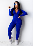 autumn two piece set women long sleeve hooded zipper pocket sporty Jackets+leggings matching sets - Tania's Online Closet, LLC