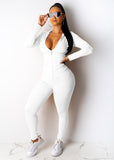 autumn two piece set women long sleeve hooded zipper pocket sporty Jackets+leggings matching sets - Tania's Online Closet, LLC