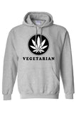Men's/Unisex Pullover Hoodie Vegetarian Life Style - Tania's Online Closet, LLC