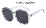 luxury round 2020 sunglasses woman Oversized female glasses gradient fashion - Tania's Online Closet, LLC