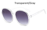luxury round 2020 sunglasses woman Oversized female glasses gradient fashion - Tania's Online Closet, LLC