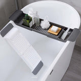 Bathtub Shelf Expandable Rack Storage Tray Over Bath Multifunctional Organizer - Tania's Online Closet, LLC