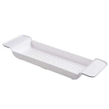 Bathtub Shelf Expandable Rack Storage Tray Over Bath Multifunctional Organizer - Tania's Online Closet, LLC