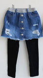 Girls Cave Jeans 2019  New Children Fashion Denim Skirt-pants - Tania's Online Closet, LLC