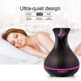 Aroma Essential Oil Diffuser Ultrasonic Air Humidifier w/ 7 Color Changing LED Lights - Tania's Online Closet, LLC