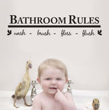 bathroom wall decal home decor - Tania's Online Closet, LLC