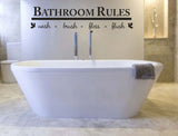 bathroom wall decal home decor - Tania's Online Closet, LLC