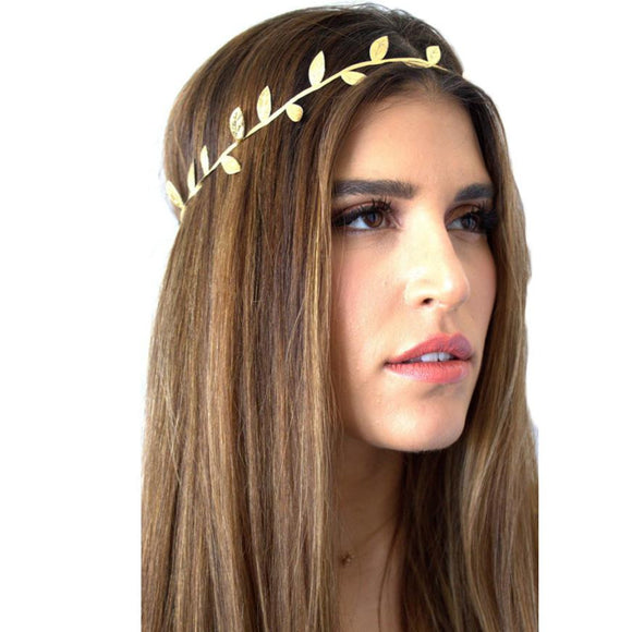 Fashion Hairband  Bronzing Leaves - Tania's Online Closet, LLC
