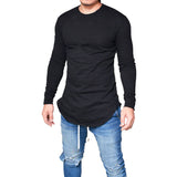 Men Slim Fit Long Sleeve Muscle Tee T-shirt Casual - Tania's Online Closet, LLC
