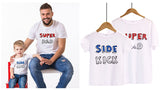 Interesting Pattern t shirt For Father Son Matching Clothe Dad kid mini Me Little Big Man Summer Tops Family Matching Outfits - Tania's Online Closet, LLC