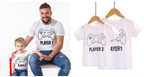 Interesting Pattern t shirt For Father Son Matching Clothe Dad kid mini Me Little Big Man Summer Tops Family Matching Outfits - Tania's Online Closet, LLC