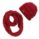 ponytail beanies & scarf set - Tania's Online Closet, LLC
