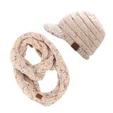 ponytail beanies & scarf set - Tania's Online Closet, LLC