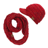 ponytail beanies & scarf set - Tania's Online Closet, LLC