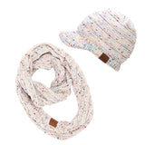 ponytail beanies & scarf set - Tania's Online Closet, LLC