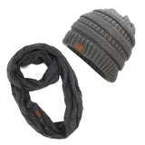 ponytail beanies & scarf set - Tania's Online Closet, LLC