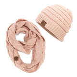 ponytail beanies & scarf set - Tania's Online Closet, LLC