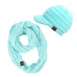 ponytail beanies & scarf set - Tania's Online Closet, LLC