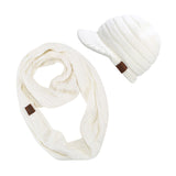 ponytail beanies & scarf set - Tania's Online Closet, LLC