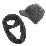 ponytail beanies & scarf set - Tania's Online Closet, LLC