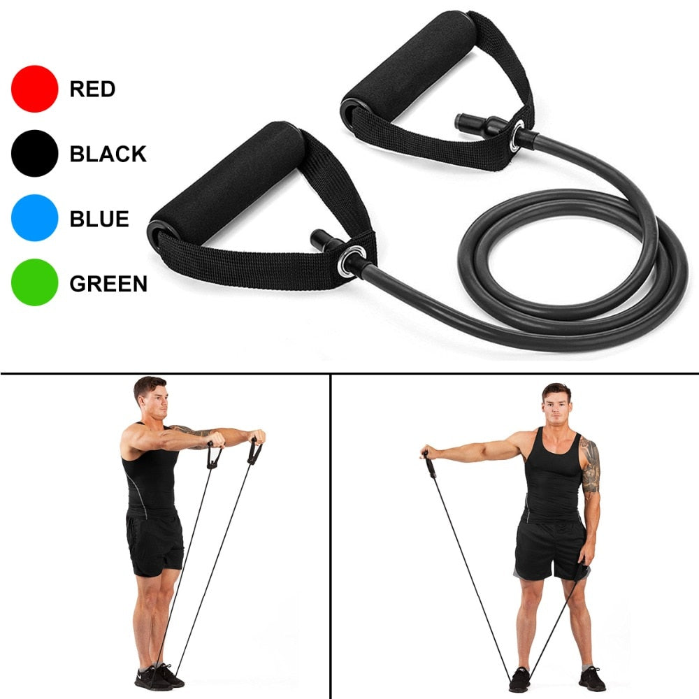 Yoga Pull Rope Resistance Bands Fitness Rubber expander- Workout