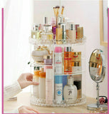 Luxury Makeup Cosmetic Rack Holder 360 Degree Rotating Organizer - Tania's Online Closet, LLC