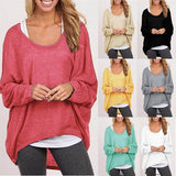 2020 Autumn Oversized Casual Loose Batwing Long Sleeve Top Women - Tania's Online Closet, LLC