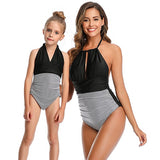 Summer Backless Bikini One-Piece Swimsuit Family Matching Swimwear - Tania's Online Closet, LLC