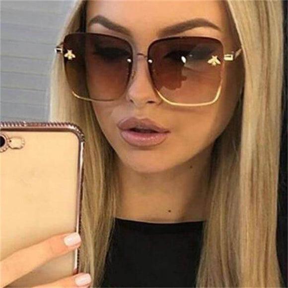 2020 Oversize Square Sunglasses Superstar Luxury Female Shades UV400 - Tania's Online Closet, LLC
