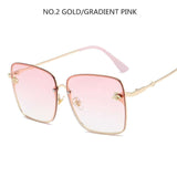 2020 Oversize Square Sunglasses Superstar Luxury Female Shades UV400 - Tania's Online Closet, LLC