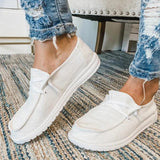 2020 Women Flats autumn Breathable Casual Shoes Woman Lace Up - Tania's Online Closet, LLC