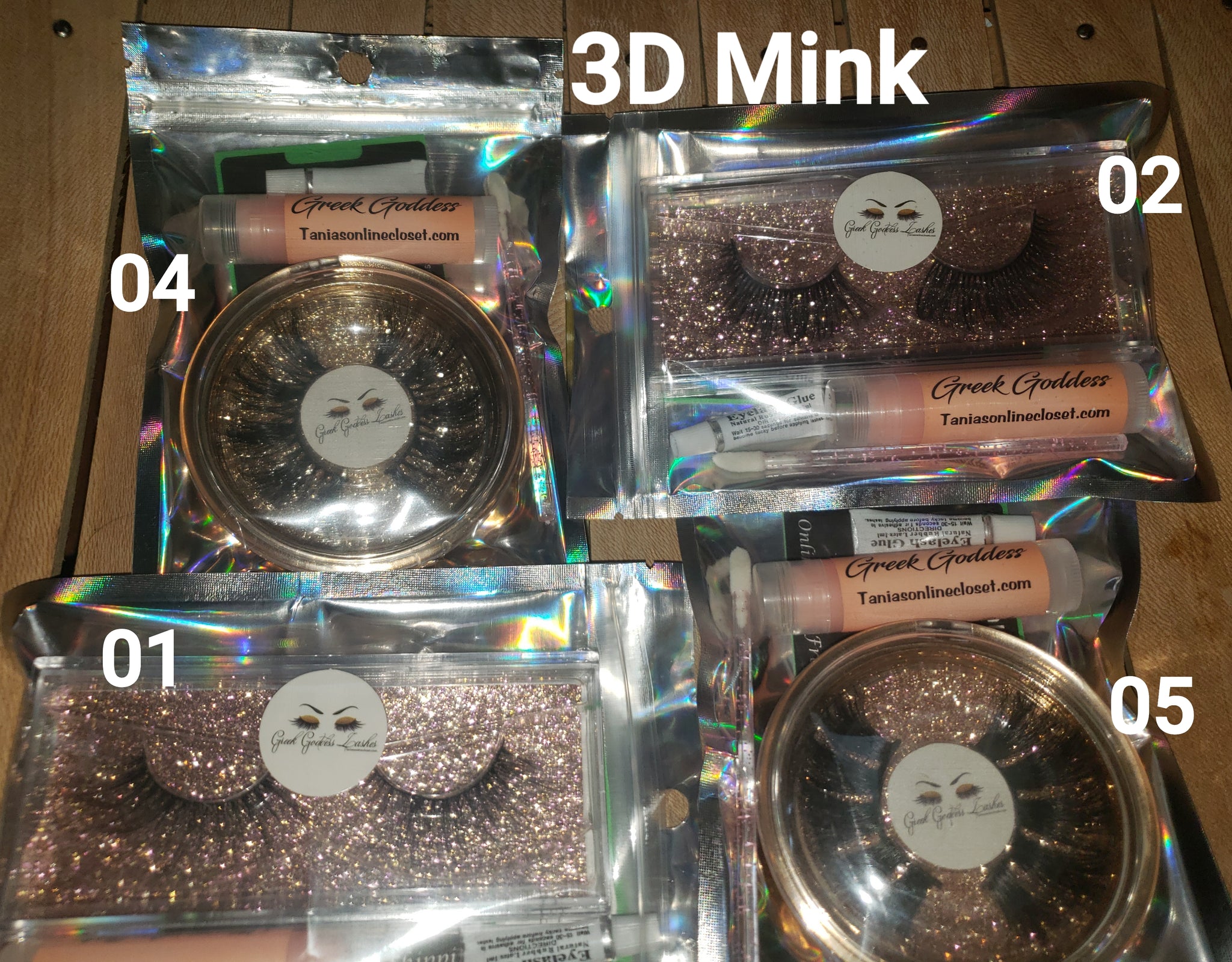 Greek Lashes Greek Goddess 3D Mink Lashes | Tania's Online Closet, LLC