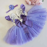 Baby Girl Dress Cute Bow Newborn Princess Dresses - Tania's Online Closet, LLC
