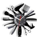 Barber Shop Oclock Decorative Wall Clocks Hairdresser -Modern Design For Barber Salon - Tania's Online Closet, LLC