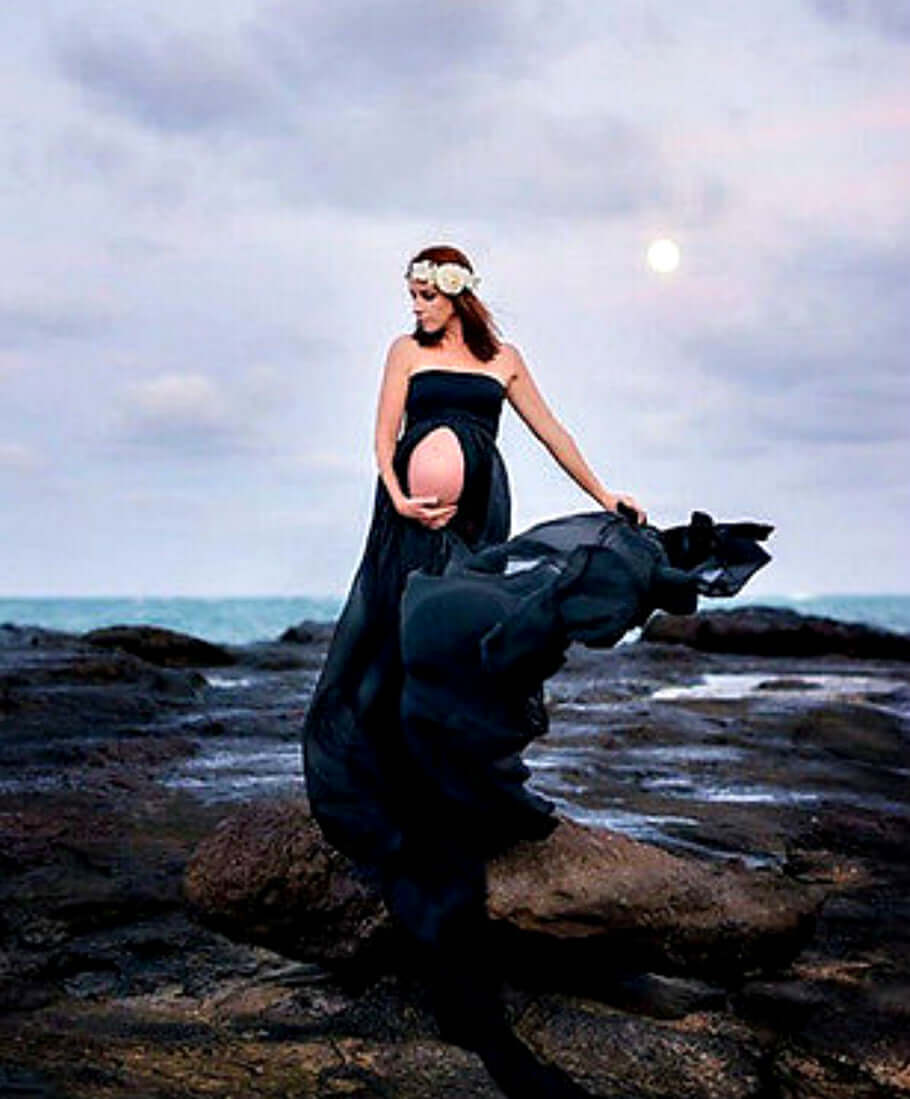 Black White Sexy Maternity Dresses for Photo Shoot Photography Strapless Maxi Dress Black White Sexy Maternity Dresses for Photo Shoot Photography Strapless Maxi Dress