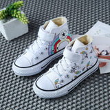 Children's Shoes Cartoon Graffiti Children's Sneakers Rainbow - Tania's Online Closet, LLC