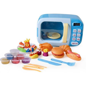 Children PretendSimulation Small Appliances Microwave Oven Tableware Kitchen Cooking Utensils Toys - Tania's Online Closet, LLC