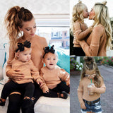 Mother Daughter Matching  Off Shoulder Blouse Sweater - Tania's Online Closet, LLC