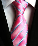 Fashion Neckties Classic Men's Ties Jacquard Woven 100% Silk Men Neck Ties - Tania's Online Closet, LLC