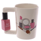 Girl Nail Polish Mugs -Unique gift Tea Cup - Tania's Online Closet, LLC