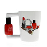 Girl Nail Polish Mugs -Unique gift Tea Cup - Tania's Online Closet, LLC