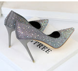 Glitter Crystal High Heels - Tania's Online Closet, LLC