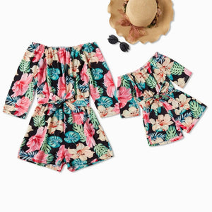 Matching Off Shoulder Mommy And Me Outfits - Tania's Online Closet, LLC